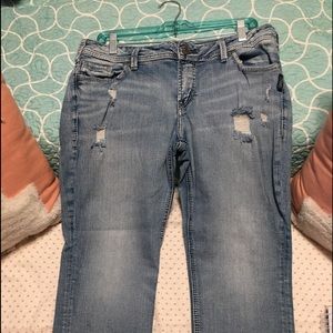 Silver “Elyse” Capris